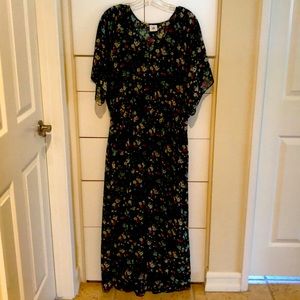 Sweet print maxi dress with slip from Cabi